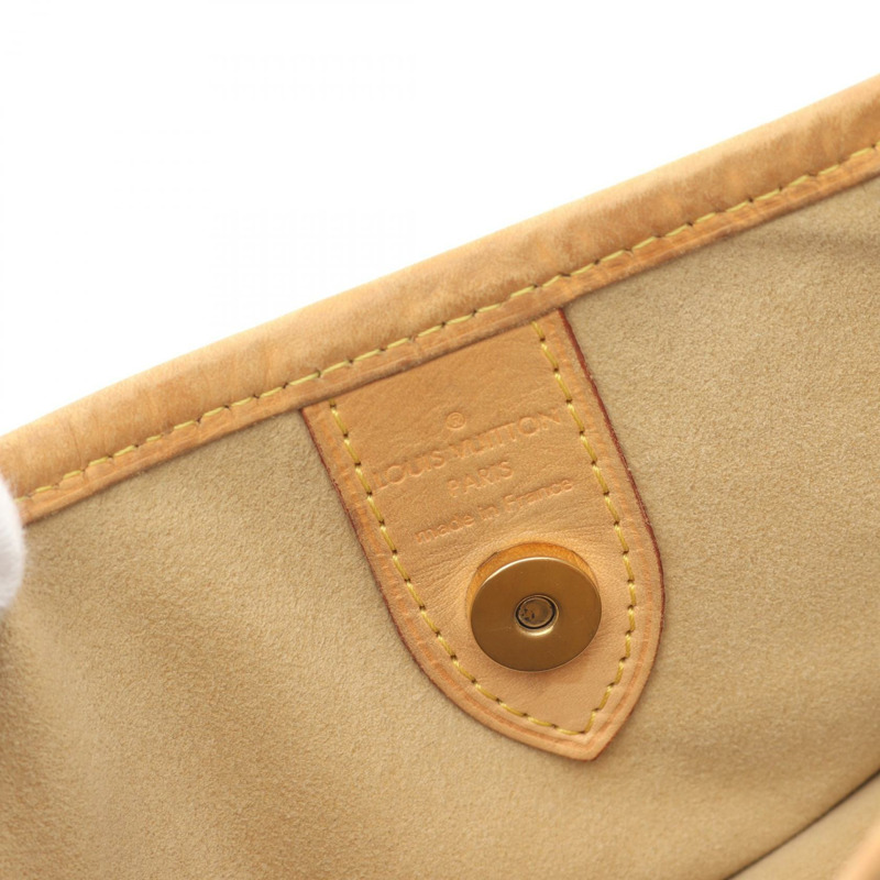 LOUIS VUITTON Galliera PM 單肩包 N55215 Damier Azur 帆布 白色 二手 LV-3