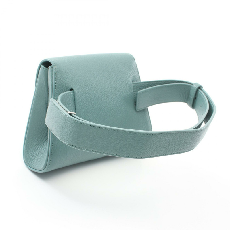 BOTTEGA VENETA 腰包 皮革 綠色 二手 女士-1