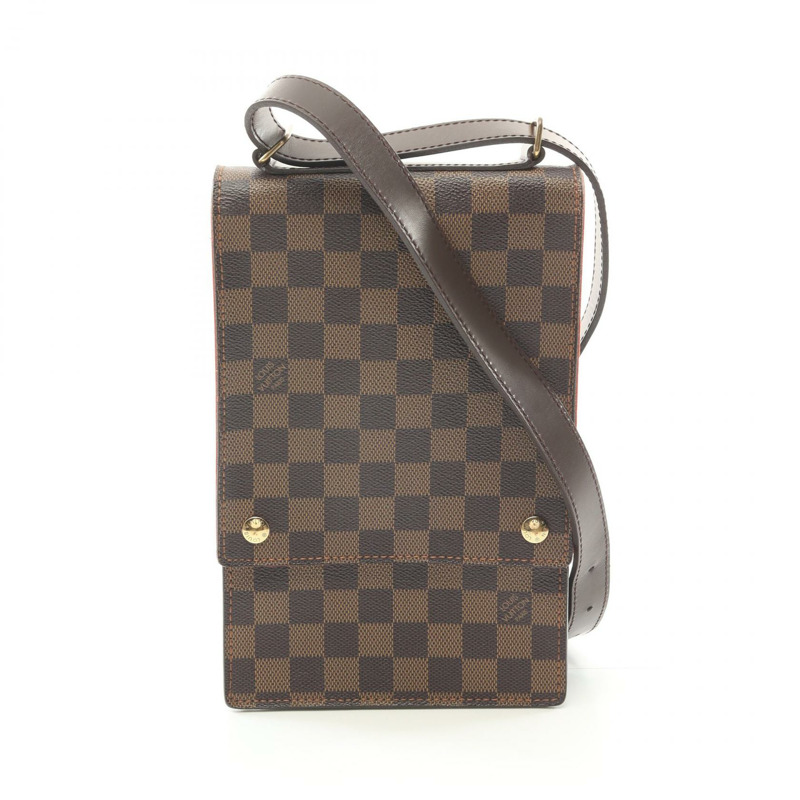 LOUIS VUITTON Portobello 斜背包單肩包 N45271 Damier Ebene 二手 女士-0