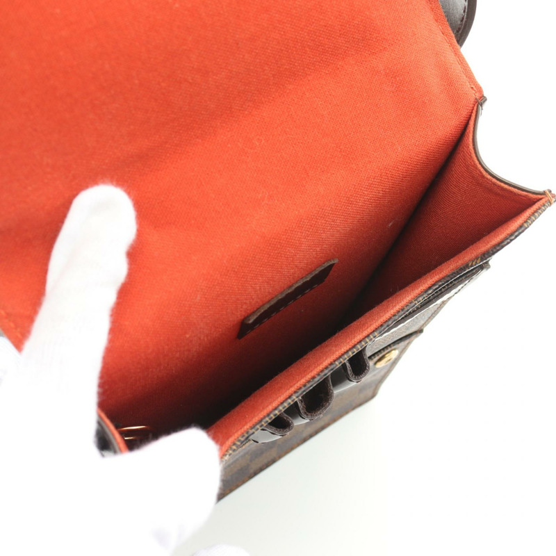 LOUIS VUITTON Portobello 斜背包單肩包 N45271 Damier Ebene 二手 女士-2