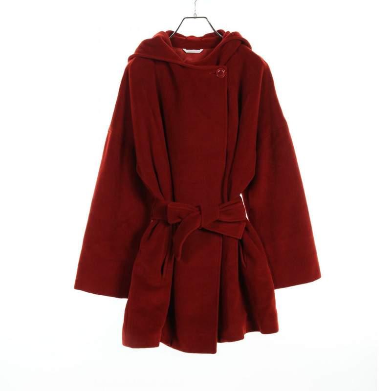 MAX MARA 其他 外套 羊毛 安哥拉 紅色 二手 女款-0