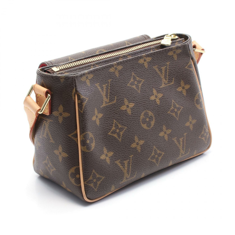LOUIS VUITTON Viva cite PM 單肩斜背包 M51165 字母棕色 二手-1