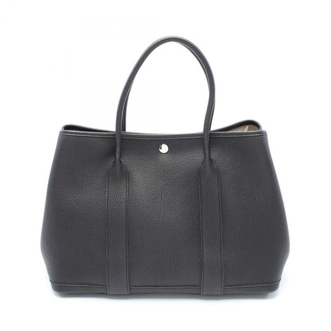 HERMES Garden party PM 手提托特包 Negonda 皮革 黑色 二手 女款 A SHW