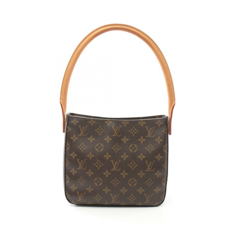 LOUIS VUITTON Looping MM 單肩包 M51146 Monogram 帆布皮革 二手 女士