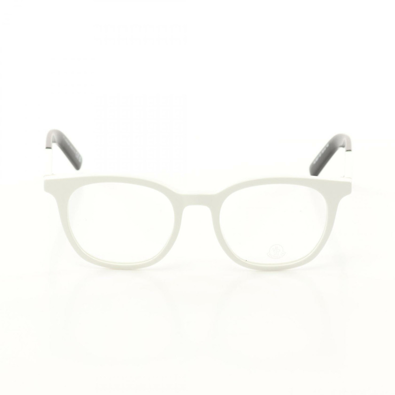 MONCLER 眼鏡 5207021(50) 塑膠白黑色全新男女通用-0