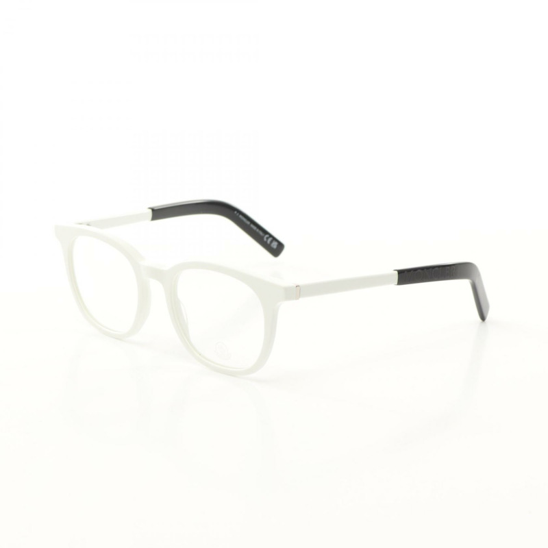 MONCLER 眼鏡 5207021(50) 塑膠白黑色全新男女通用-1