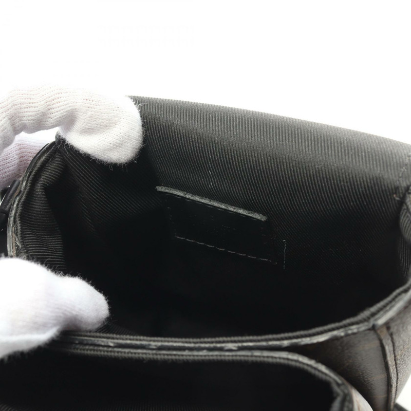 LOUIS VUITTON S-Lock 垂直穿戴式皮夾 M82535 Monogram macassar 二手男款-4
