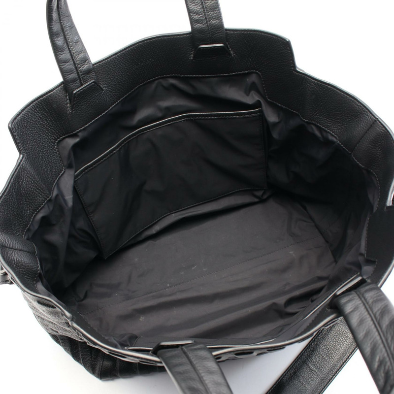 BALENCIAGA CAR EAST-WEST 手提包 斜背包 皮革 黑色 二手-2