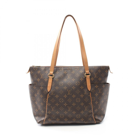 LOUIS VUITTON Totally MM 手提包 M56689 Monogram 帆布 棕色 二手 女士 LV