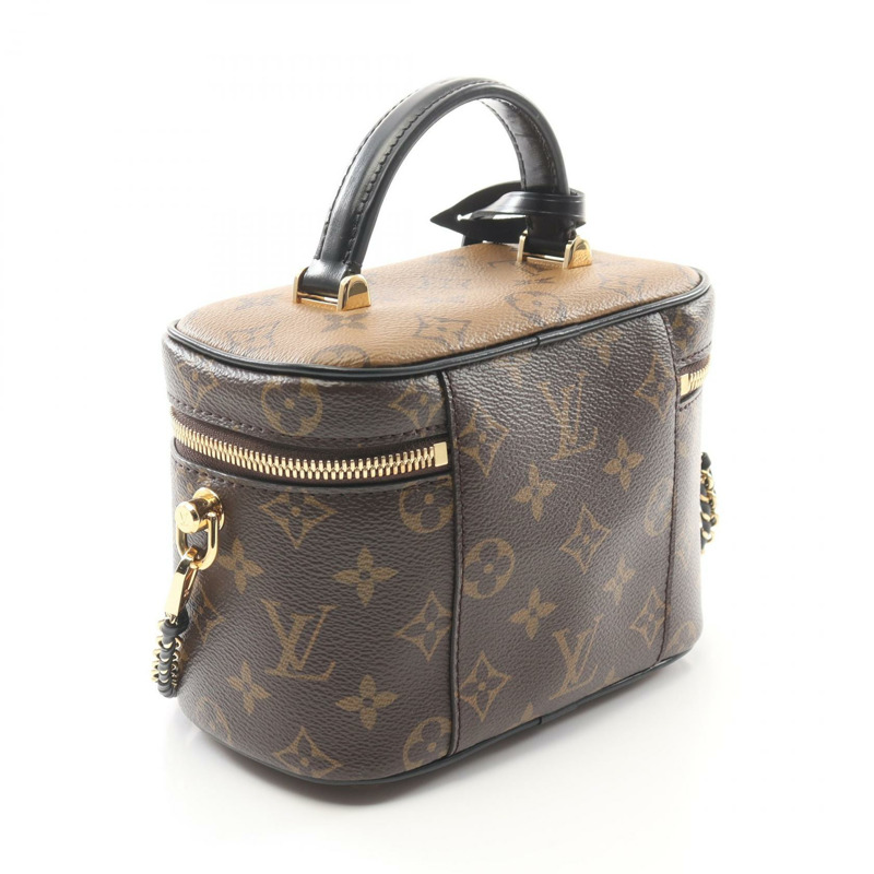 LOUIS VUITTON Vanity NV PM 兩用手提包 M45165 字母翻轉帆布 二手 LV-1