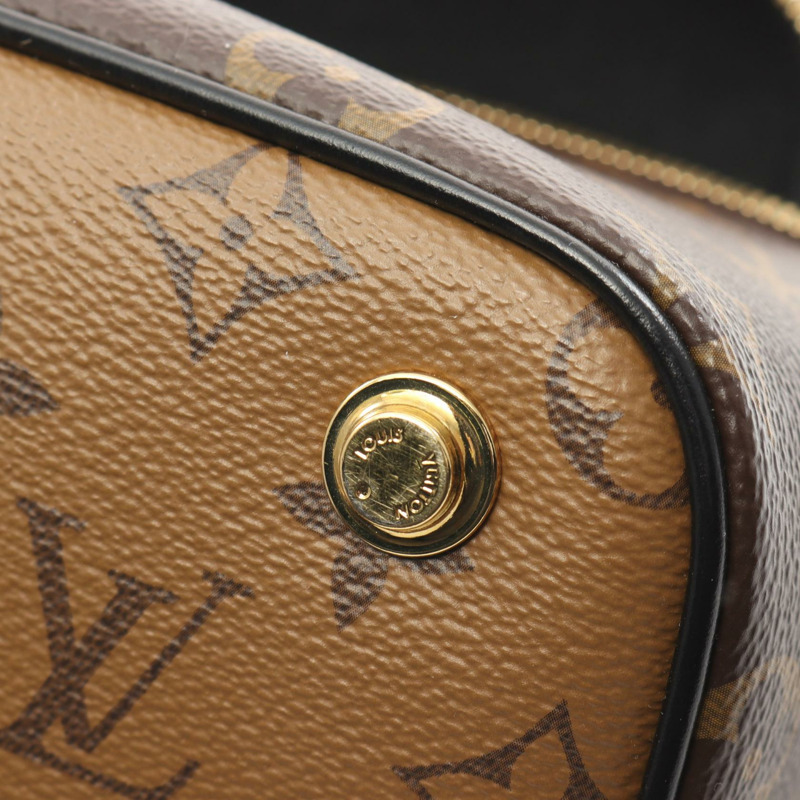 LOUIS VUITTON Vanity NV PM 兩用手提包 M45165 字母翻轉帆布 二手 LV-5
