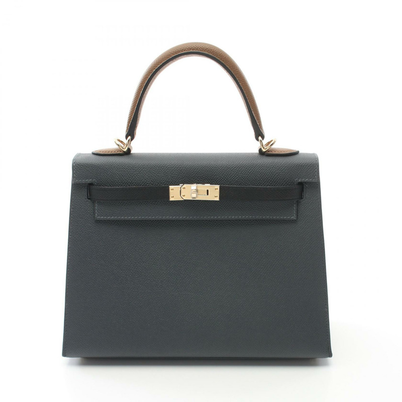 HERMES Kelly 25 三色 手提單肩包 W 外縫 Epsom GHW-0