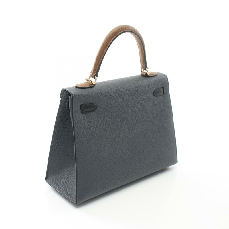 HERMES Kelly 25 三色 手提單肩包 W 外縫 Epsom GHW-1