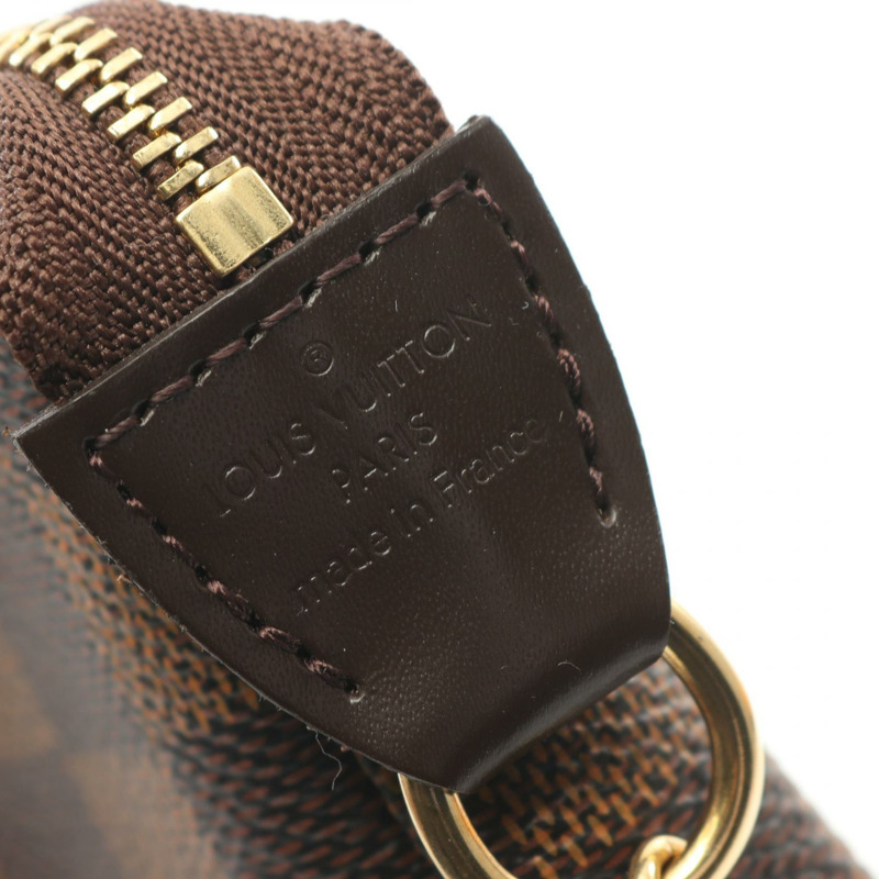LOUIS VUITTON 迷你手拿包 配件鏈條 手提包 小袋 N58009 Damier LV-3