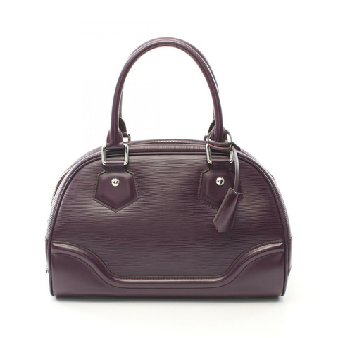 LOUIS VUITTON Bowling Montaigne PM 手提包 M52932 Epi 皮革 Cassis 二手