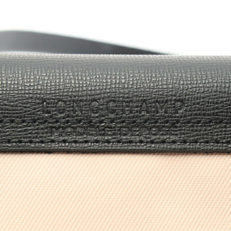 Longchamp Le Pliage Energy L 手袋 L1899HSR542 織布皮革粉紅黑色全新女款-3