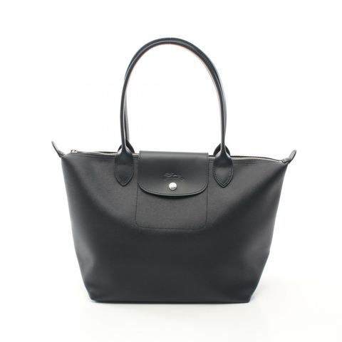 Longchamp Le Pliage City 托特包 L2605HYQ556 帆布皮革海軍藍全新女款