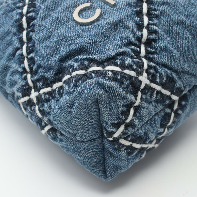 香奈兒 (CHANEL) 22 迷你鏈條肩背包 AS3980 牛仔藍 二手 女士 SHW 2way-5