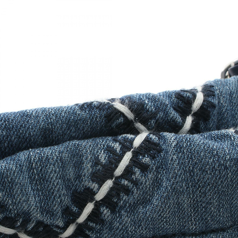 香奈兒 (CHANEL) 22 迷你鏈條肩背包 AS3980 牛仔藍 二手 女士 SHW 2way-7