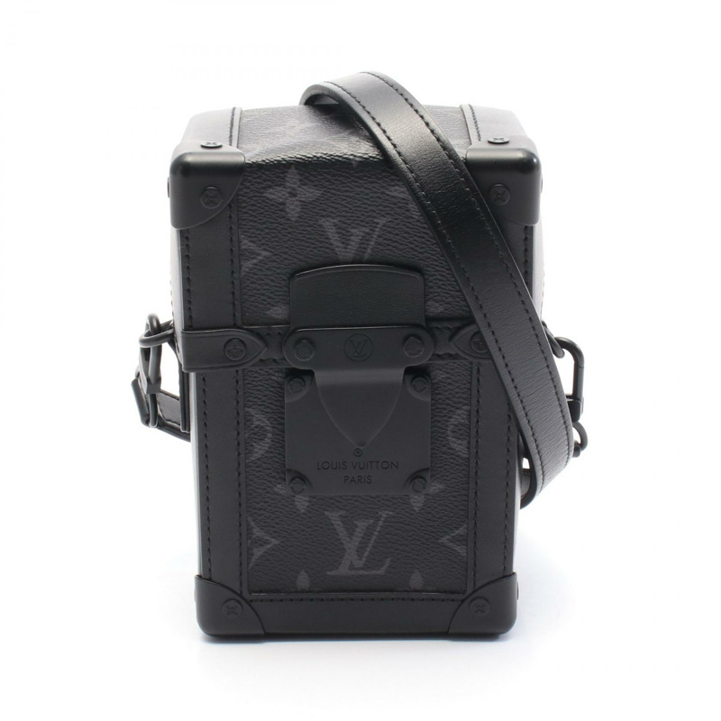 LOUIS VUITTON Vertical Trunk 穿戴式皮夾單肩包 M82077 字母圖案 二手-0