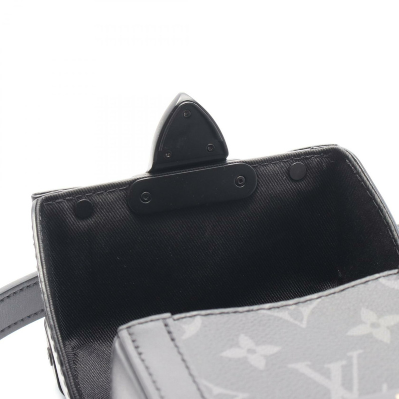 LOUIS VUITTON Vertical Trunk 穿戴式皮夾單肩包 M82077 字母圖案 二手-8