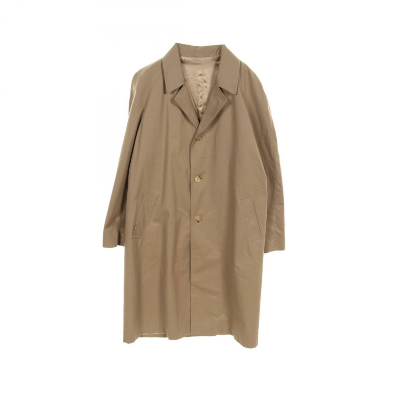 CELINE 超大風衣 其他外套 聚酯纖維/棉混紡 米色 二手 男款-0