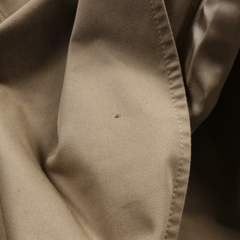 CELINE 超大風衣 其他外套 聚酯纖維/棉混紡 米色 二手 男款-4