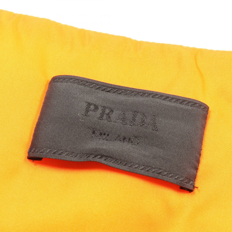 PRADA 羽絨背心 SGC386S2321WQ8 尼龍卡其色 二手男款-2