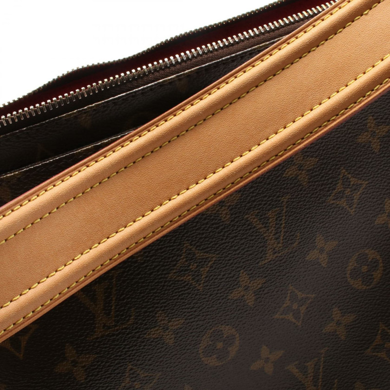 LOUIS VUITTON Vivacite GM 單肩包 M51163 Monogram 帆布皮革棕色 LV-7