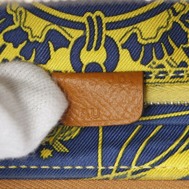 愛馬仕 Azap 長版 SilkIn Around 拉鍊皮夾 X Epsom 金色二手 SHW-4