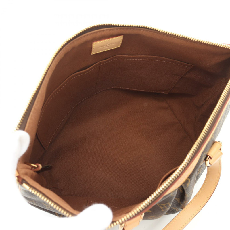 LOUIS VUITTON Palermo PM 手提單肩包 M40145 Monogram 皮革 棕色 二手-2