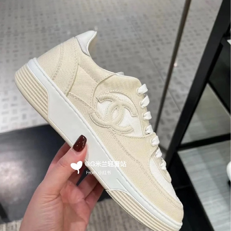 Chanel • 24c 米色空軍一號-4