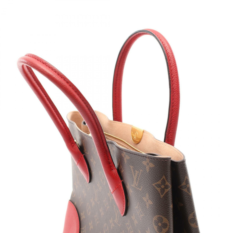 路易威登 Flandrin 托特包款單肩包 M41596 Monogram 帆布皮革 Cerise-7