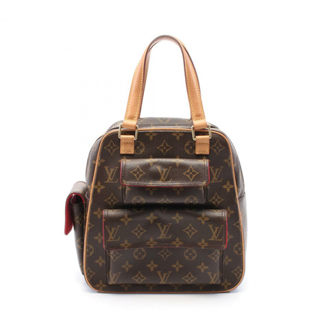LOUIS VUITTON Excentri cite 手提包 M51161 Monogram 帆布 棕色 二手 女士 LV