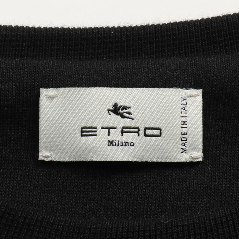 ETRO sweater 1Y664 棉質聚酯纖維 黑色 卡其色 多色 二手 男式-2