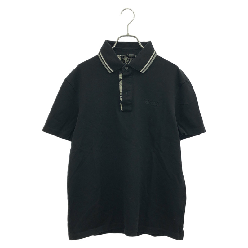 VERSACE Polo 衫 Polo 衫 棉質 黑色 二手 女款-0