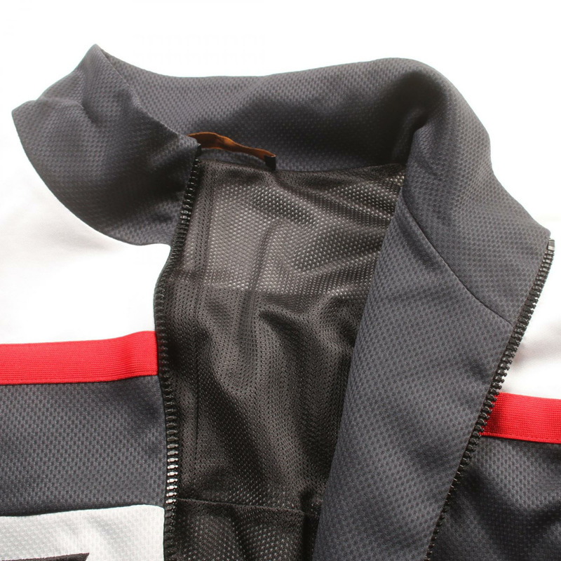 路易威登 (LOUIS VUITTON) LV 圖案裝飾曲棍球運動夾克 其他外套 尼龍 聚酯纖維/棉 白色 灰色 多色-10