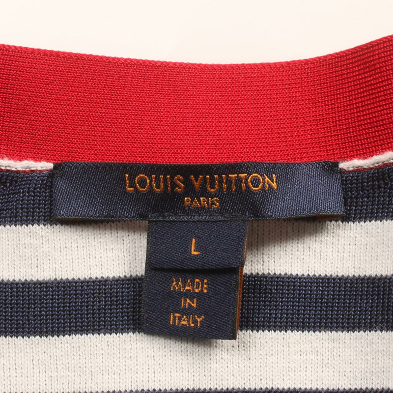 LOUIS VUITTON LV Escal 標誌邊框合奏開襟衫 FJKC03VZJ 絲毛棉-2