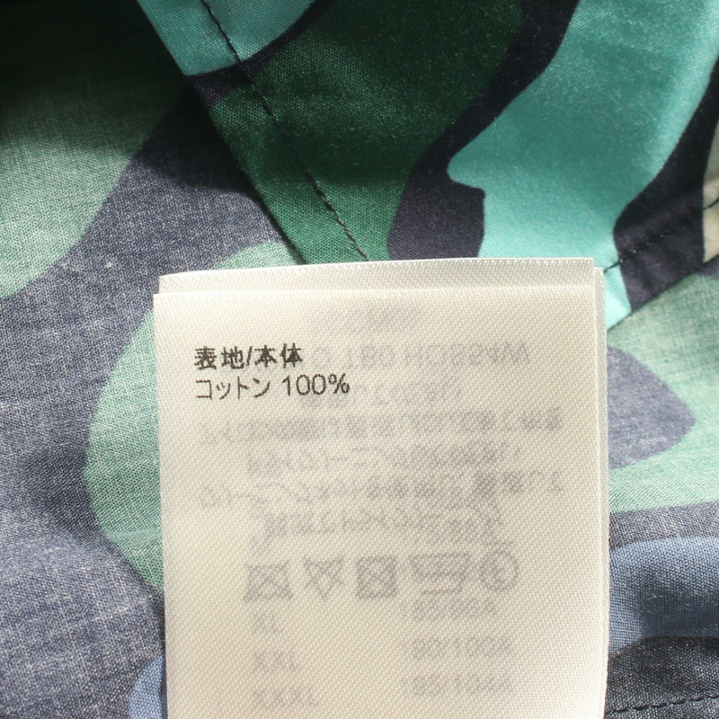 LOUIS VUITTON 圖形標誌襯衫 S 碼上衣 RM231Q TBO HOS54W 棉質海軍藍二手-3