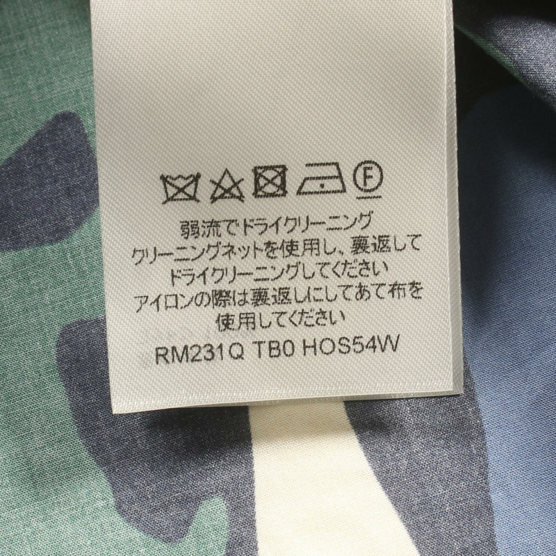LOUIS VUITTON 圖形標誌襯衫 S 碼上衣 RM231Q TBO HOS54W 棉質海軍藍二手-5