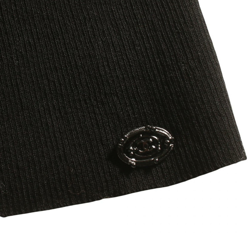 CHANEL T卹 P35209K02068 棉質尼龍黑色二手女款 42 碼-7