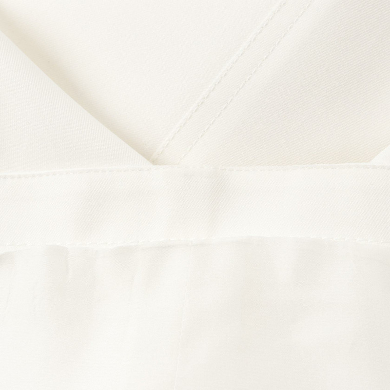 路易威登 LV YK 技術斜紋布中長裙 白色 二手 女款 36碼-8