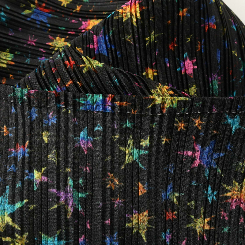 PLEATS PLEASE 洋裝 PP23-FH345 聚酯纖維 黑色 多色 二手 女款-5