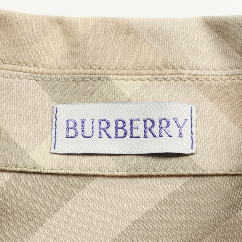 BURBERRY Nova 格紋洋裝 8083547 棉質米色多色二手女款-2