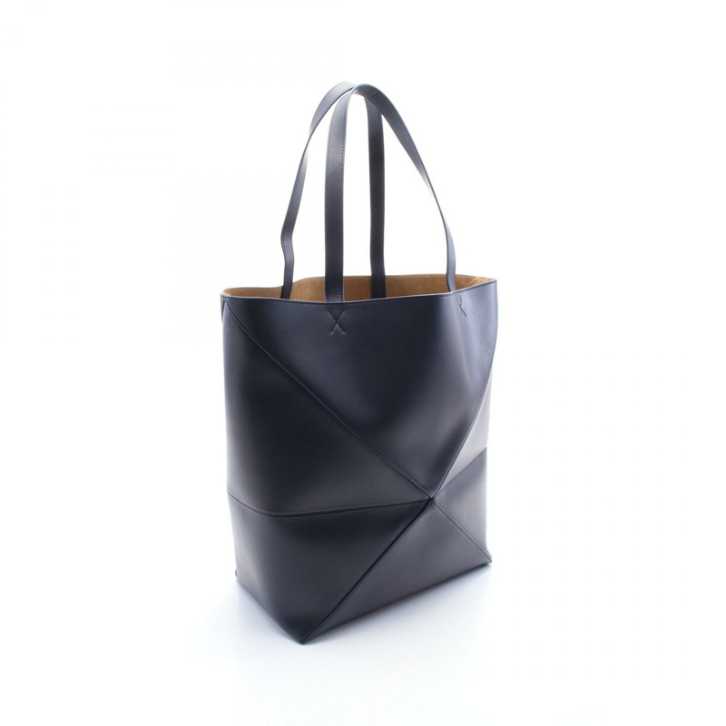 LOEWE Puzzle Fold 大號托特包 B933Q18X014467 皮革 海軍藍 新款 女士-1