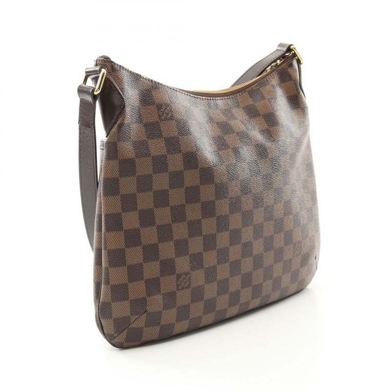 LOUIS VUITTON Bloomsbury PM 單肩包 N42251 Damier 帆布 Ebene 二手女士-1