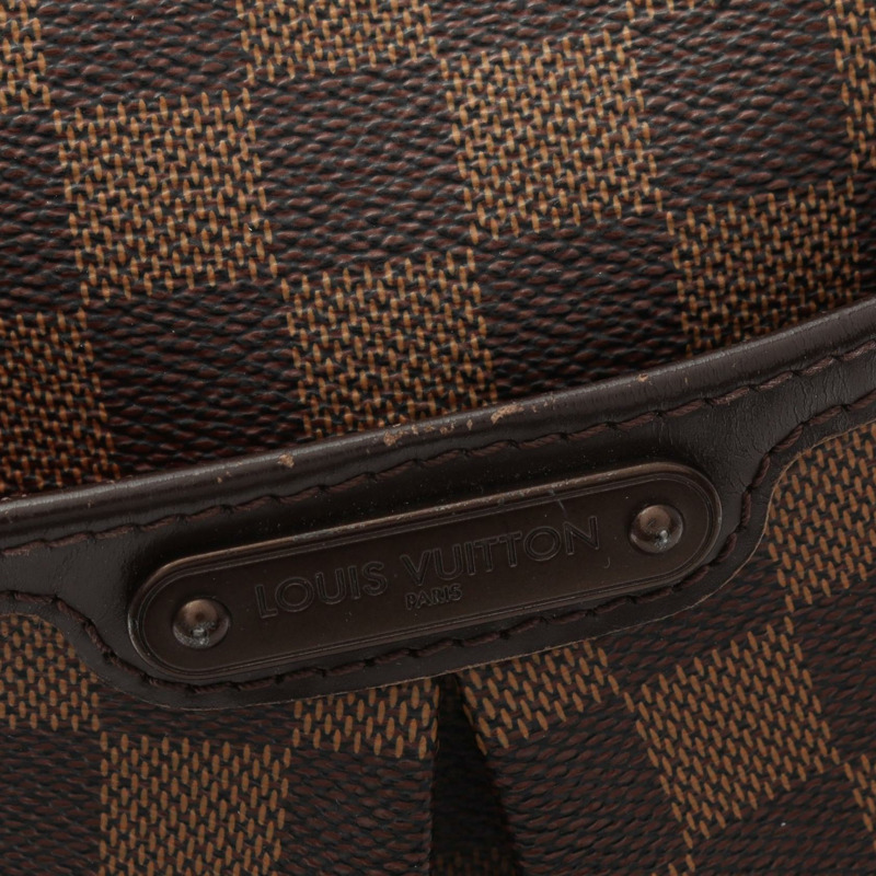 LOUIS VUITTON Bloomsbury PM 單肩包 N42251 Damier 帆布 Ebene 二手女士-6