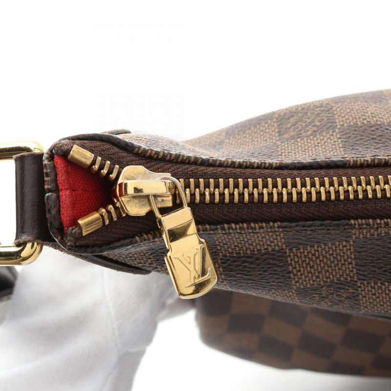 LOUIS VUITTON Bloomsbury PM 單肩包 N42251 Damier 帆布 Ebene 二手女士-8