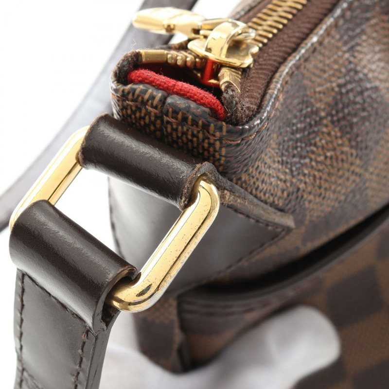 LOUIS VUITTON Bloomsbury PM 單肩包 N42251 Damier 帆布 Ebene 二手女士-9