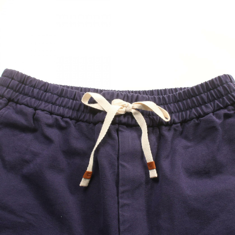 GUCCI 男士 666529 棉質海軍藍短褲，二手，男款 #44-4